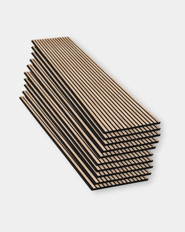 Akustische Wandpaneele Classic Light Oak – 10 Stück Paketrabatt