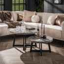 Couchtisch Danisha | 2er Set | Grau Teak