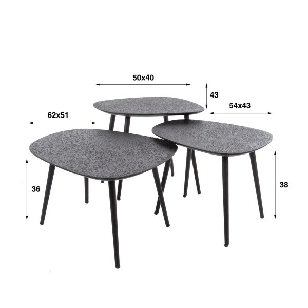 Couchtisch Derby | Schwarz Metallic – Bild 4