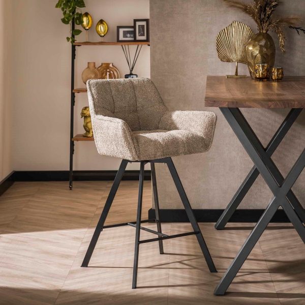 Boucle Barhocker Grid – Bild 4