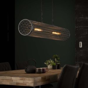 Hängeleuchte Industrie Netta Grau Ø20 cm