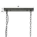Hängeleuchte Industrie Netta Grau Ø20 cm