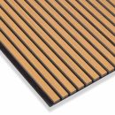 Akustische Wandpaneele – Dunkle Eiche – 270 x 60 cm