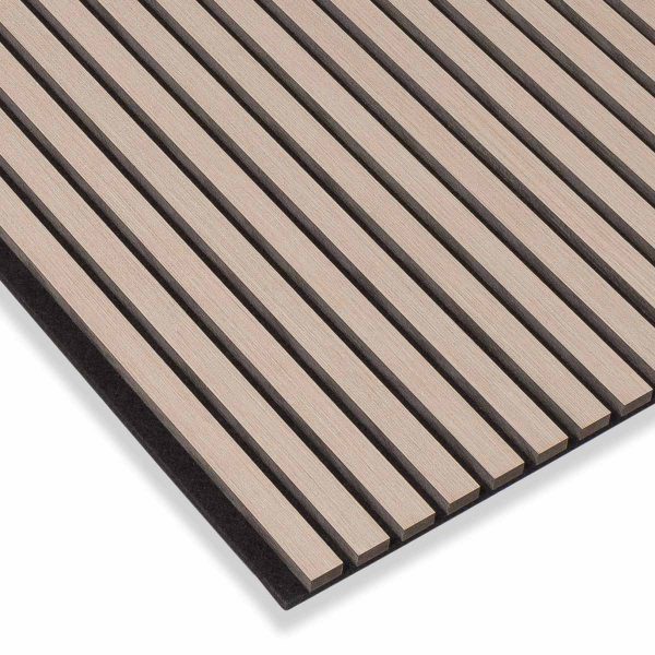 Graue Akustik-Wandpaneele – Grau gewaschen – 240 x 60 cm – Bild 2