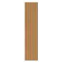 Akustische Wandpaneele  – Dunkle Eiche – 270 x 60 cm