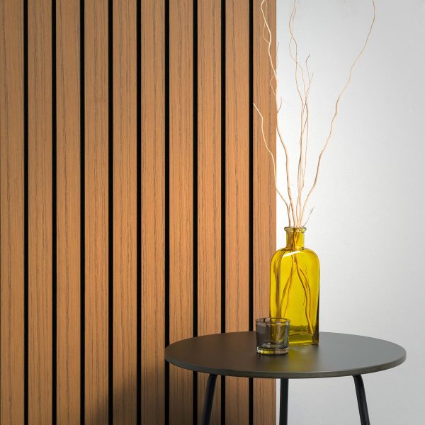 Akustische Wandpaneele  – Dunkle Eiche – 270 x 60 cm – Bild 2