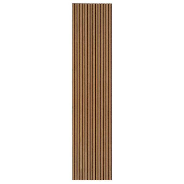 Akustische Wandpaneele – Dunkle Eiche – 3-seitig – Dunkelbrauner Filz – 270 x 60 cm – Bild 4