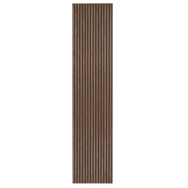 Akustische Wandpaneele – Walnuss – 3-seitig – Olivbrauner Filz – 270 x 60cm – Bild 4
