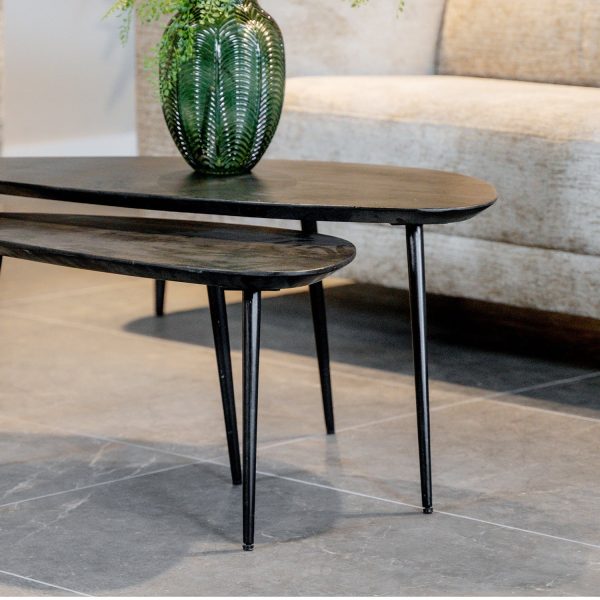 Couchtisch Flare | 2er Set | Schwarz – Bild 6