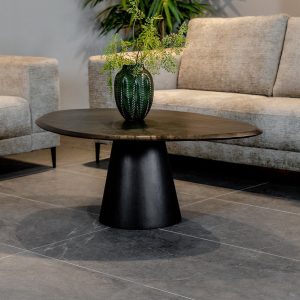 Couchtisch Flare | Schwarzes Mangoholz