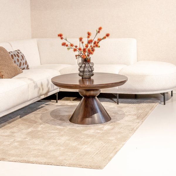 Couchtisch Brix Baltho | Rund | Walnuss Mango-Holz – Bild 6