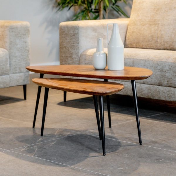 Couchtisch Flare | 2er Set | Mangoholz – Bild 7