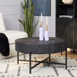 Couchtisch Cooper | Schwarzes Mangoholz