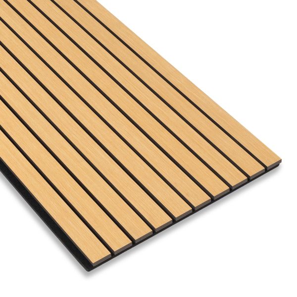 Akustik-Wandpaneele – Klassische Eiche – 240 x 60 cm – Bild 2
